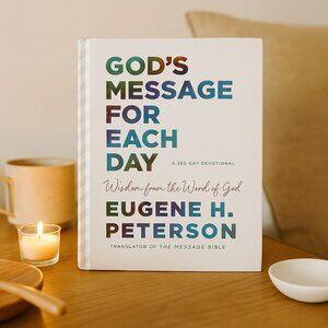 God’s Message for Each Day Eugene Peterson 365-Day Devotional Hardcover 2004